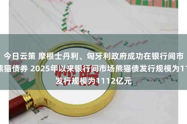 今日云策 摩根士丹利、匈牙利政府成功在银行间市场发行熊猫债券 2025年以来银行间市场熊猫债发行规模为1112亿元